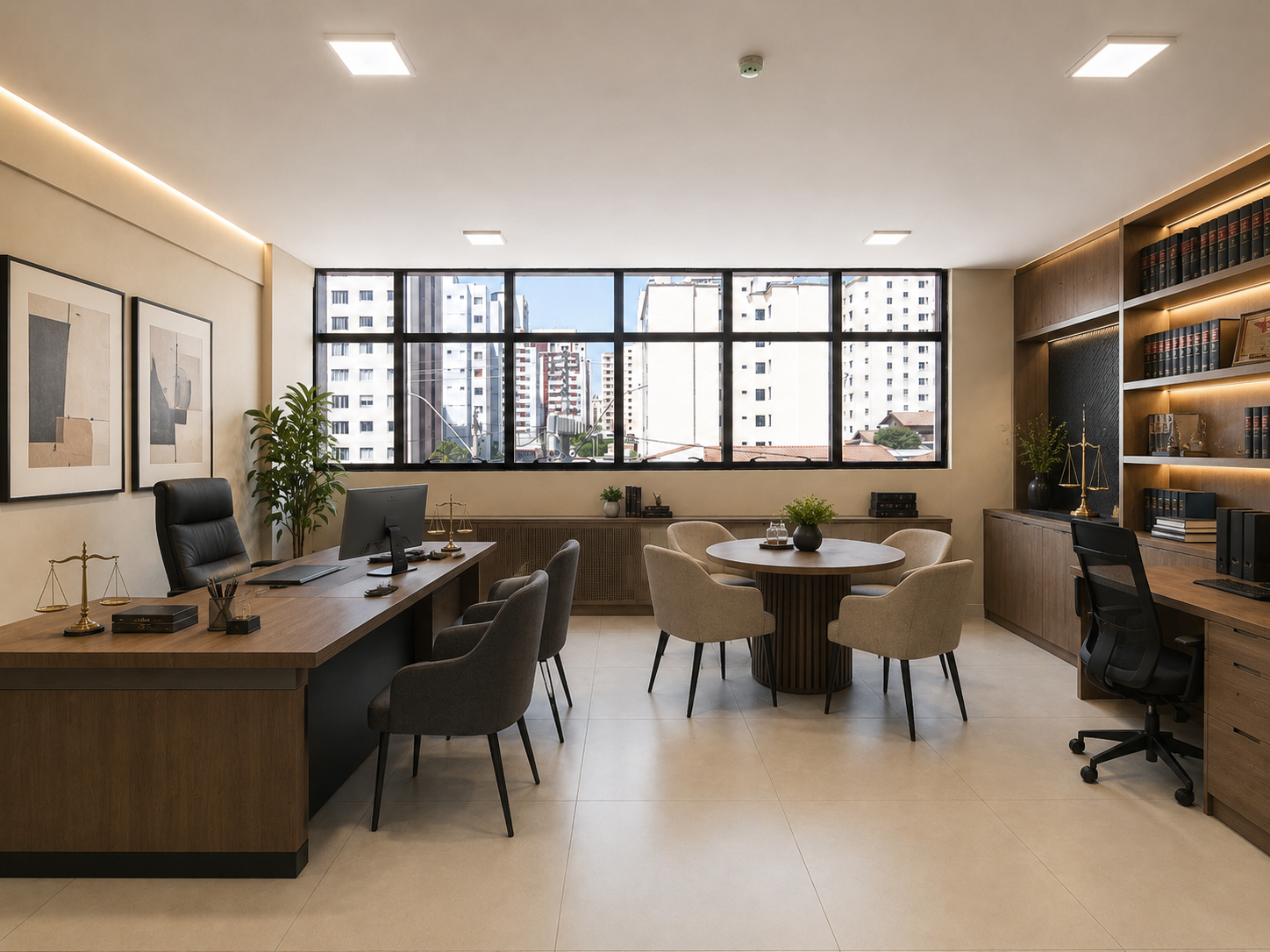 Sala de reunião & coworking