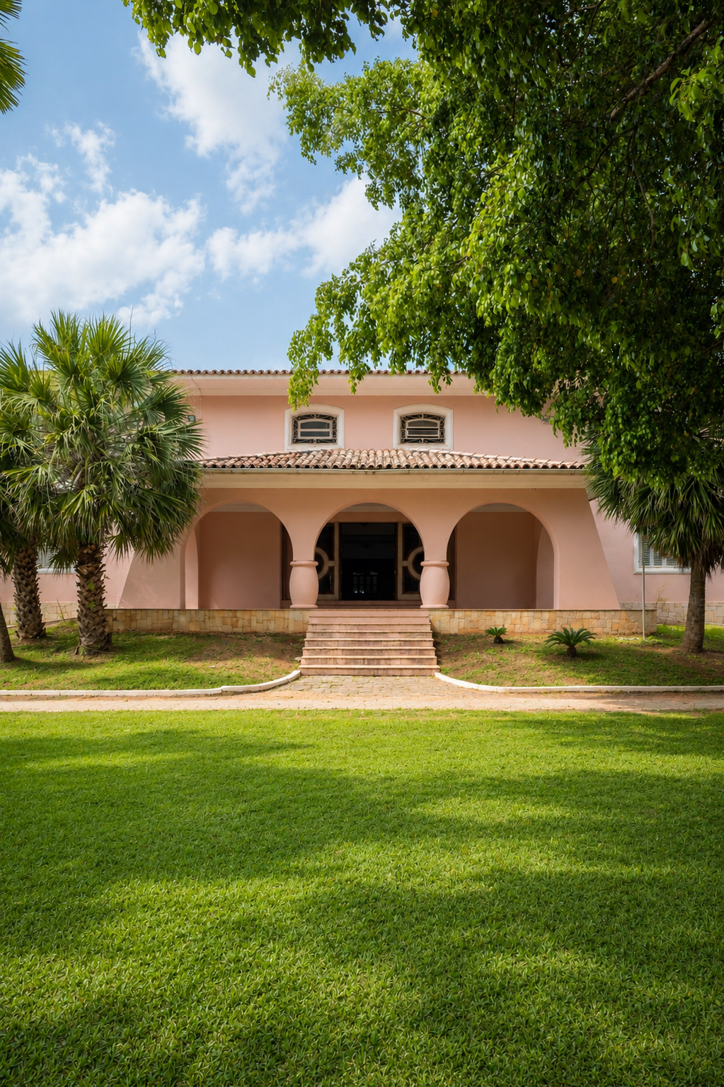 Fachada da Mansão Park Way