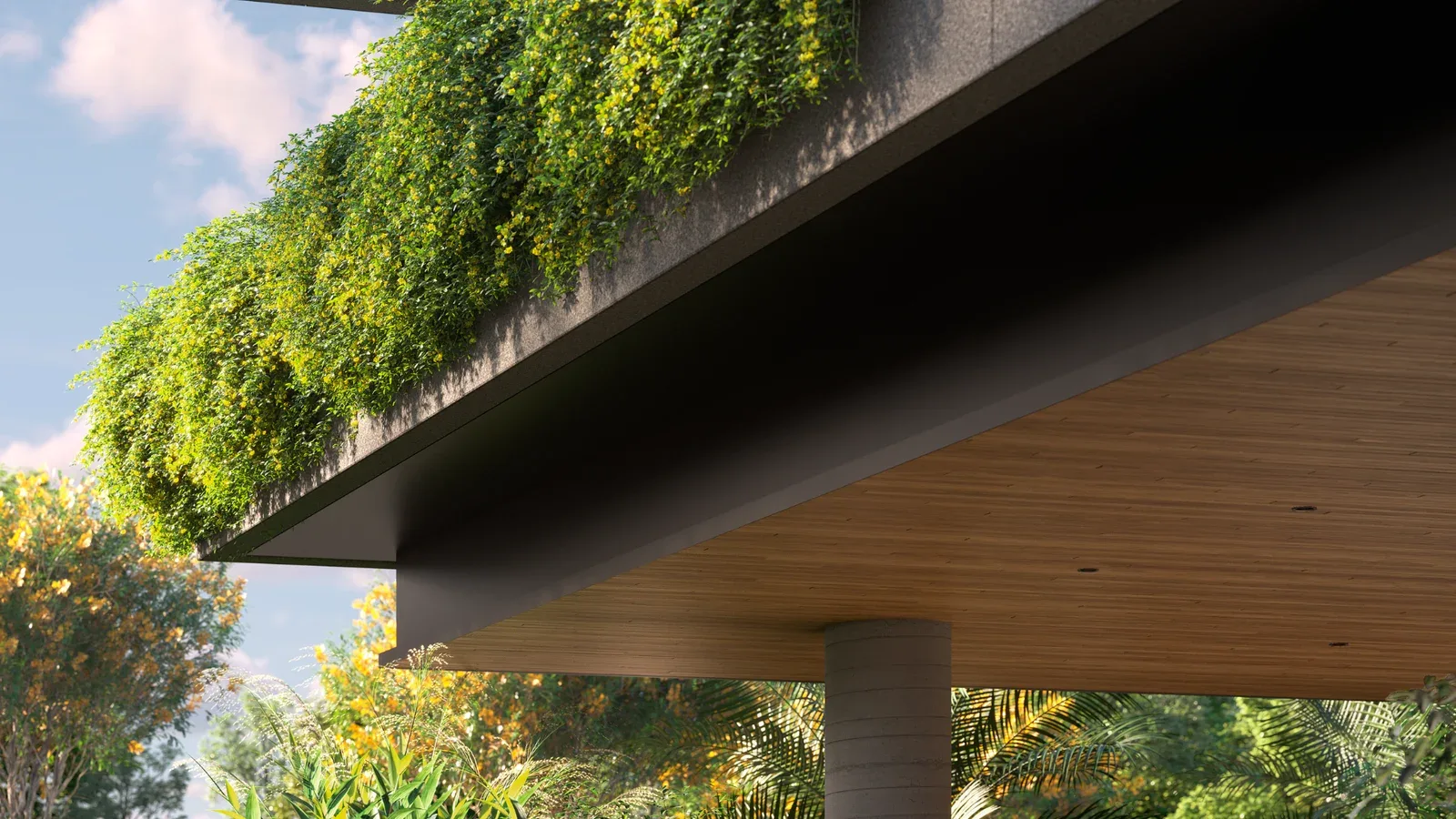 Vert — brises e jardineiras